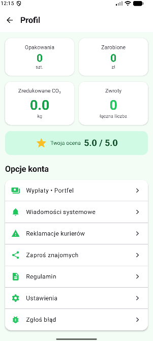 Statystyki profilu